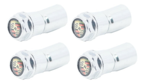Imagem 4 de 7 de Kit Capa Para Valvula Pino Bico Pininho Cromada Porshe