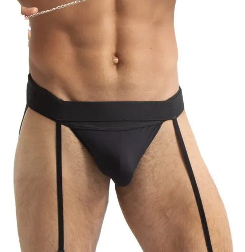 Tanga Para Hombre Suspensorio Con Y Medias Lenceria