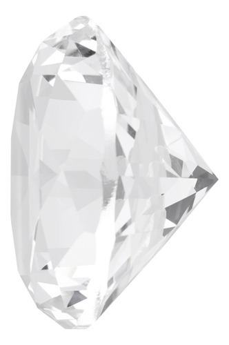 Piedra De Diamante Sintética Grande, Vidrio Transparente
