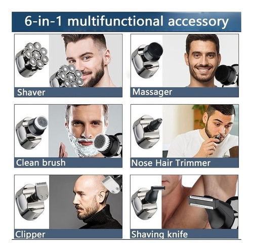 ./ Visor Led 10 Em 1 De Barbeador Multifuncional