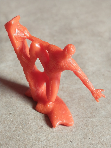 Figura Promoción Spiderman 2 Miniatura Barcel 2003 Naranja (Usado)