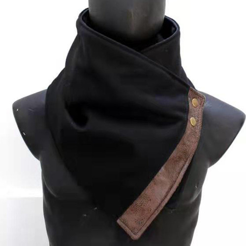 L Bufanda A La Moda Para Hombre, Estampado De Invierno, Con