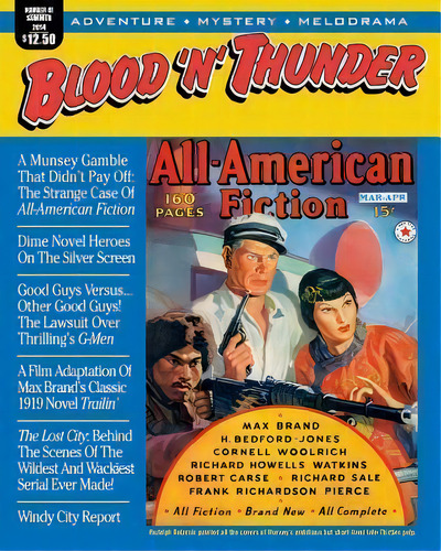 Blood 'n' Thunder, De Max Brand. Editorial Createspace Independent Publishing Platform, Tapa Blanda En Inglés