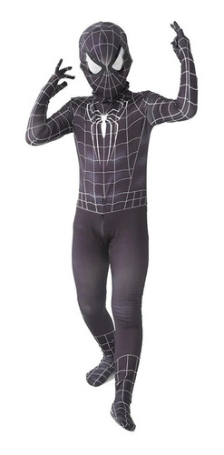 Imagem 4 de 5 de Fantasia Infantil Homem-aranha Fantasma Com Máscara Spider