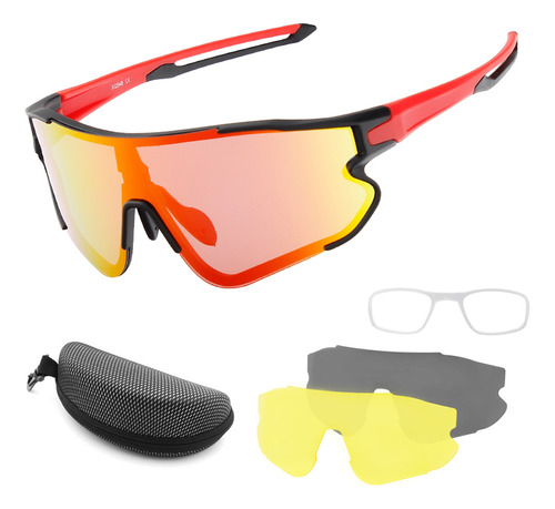 Gafas De Ciclismo Con 2 Lentes Intercambiables Sports