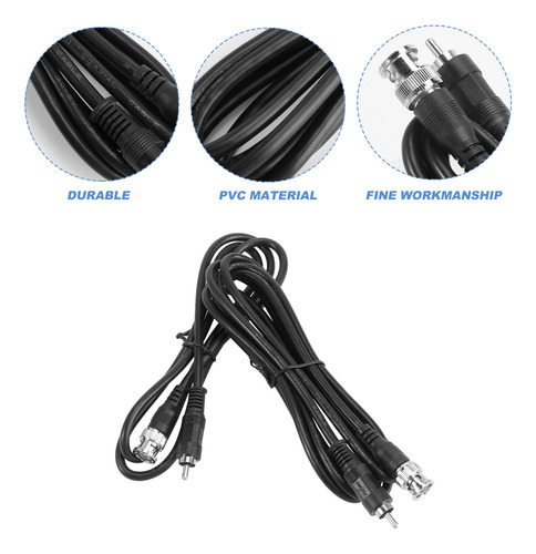 Cable Conversor Ypbpr Bnc Av Cable Efficient 2 Piezas
