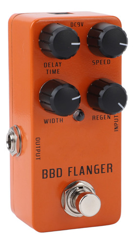 Mini Pedal Flanger Portátil Analógico Para Guitarra Eléctric