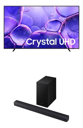 Combo Samsung Smart Tv 85 Crystal Uhd 4k + Soundbar Hw-b450f