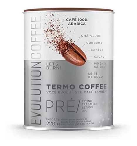 Evolution Termo Coffee 220 Gramas - Café Termogênico