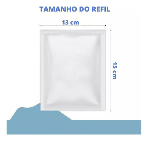 6un Refil Antiumidade Antimofo Jimo Guarda-roupa Closet 200g