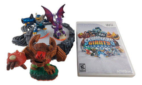 Kit Skylanders Portal + Jogo + Bonecos Original Nintendo Wii