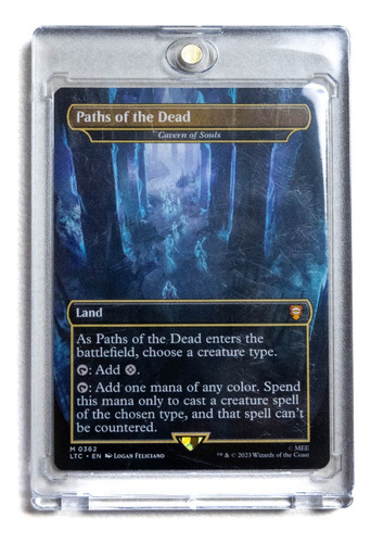 Paths Of The Death (cavern Of Souls) --- Mtg Lotr (Usado)