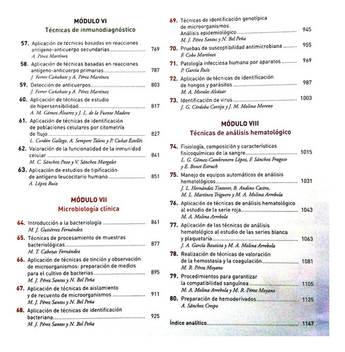Manual Para Técnico Superior De Laboratorio Clínico Y Bioméd (Usado)