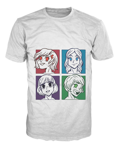Camiseta Anime Otaku Gaming Moda Exclusiva Personalizable 24