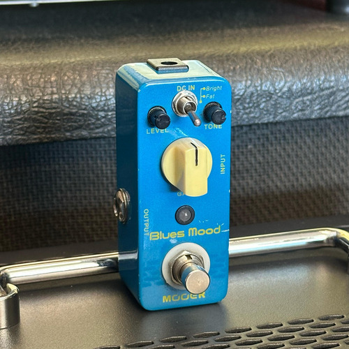 Pedal Mooer Blues Mood Blues Overdrive -maismusika Azul-aço (Usado)