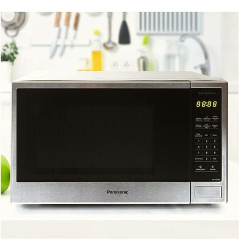 Horno De Microondas Panasonic Nn-sb646sruh 1.3 Pies Acabado