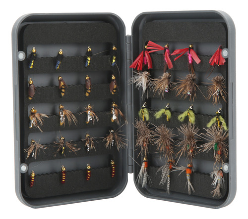 Juego Surtido De Cebos De Pesca, 40 Piezas, Señuelos Y Mosca