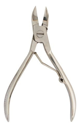 Alicate Corta Uñas Curvo 10cm Acero Inoxidable Gris