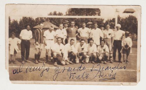 1923 Uruguay Fotografia Real Equipo Futbol Vintage Deportes