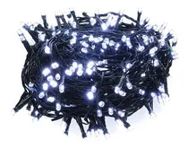 Comprar Luces De Navidad 10m 200 Bombillos Decoración Color Blanco 