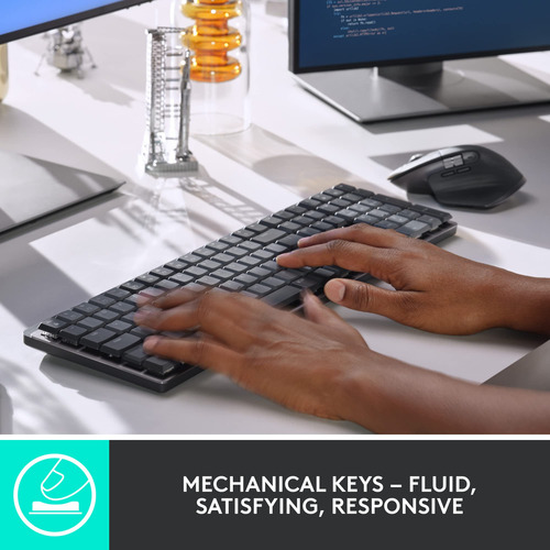 Teclado Logitech Mx Mecánico Inalámbrico Iluminado