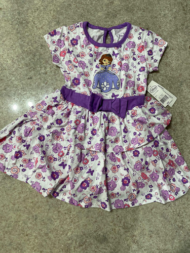 Vestido Niñas Princesa Sofía Disney Talla 3