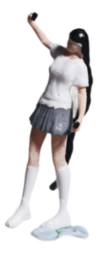 1/64 Figuras Modelo De Figura Pintada A Top White Femenina