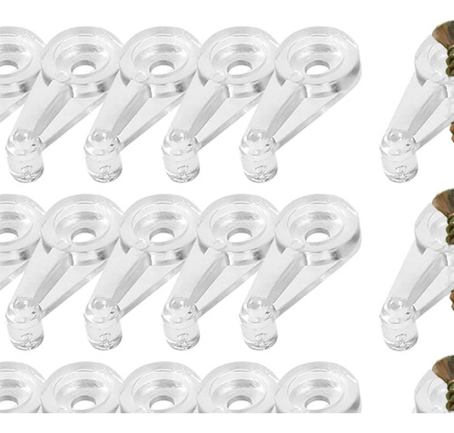 2 X 50 Piezas Clips De Retenedor De Vidrio Clips De Soporte