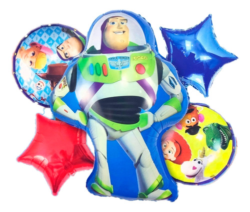 Globo Toy Story Buzz Lightyear Azul 