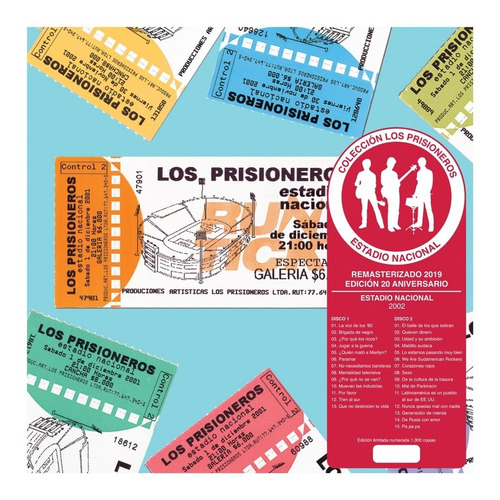 Pack Los Prisioneros La Voz De Los 80 Estadio Nacional 3-cd