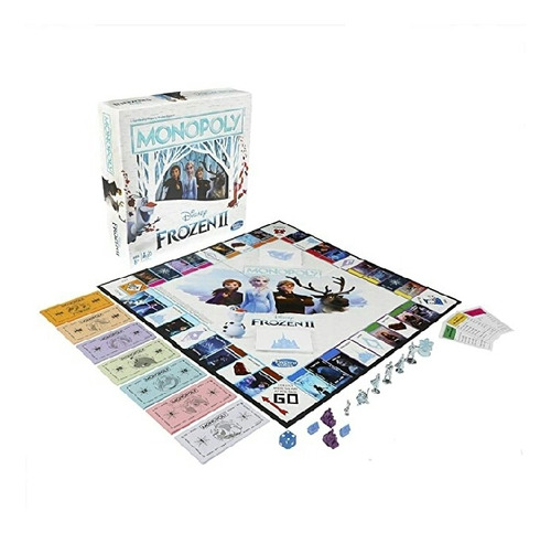 Juego De Mesa Monopoly Disney Frozen 2 Inglés