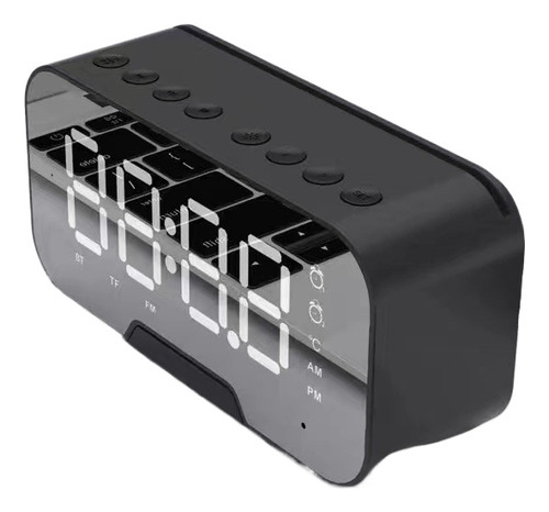 Portable Clock, Alarm Clock, Bluetooth Speaker