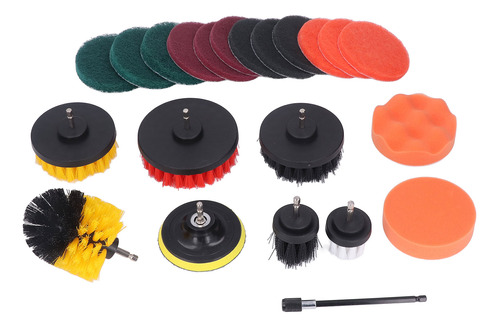 Kit De Cepillos Power Scrubber, Juego De 22 Piezas De Acceso