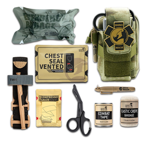 Bolsa Táctica Rhino Rescue Edc Ifak Trauma Kit Molle