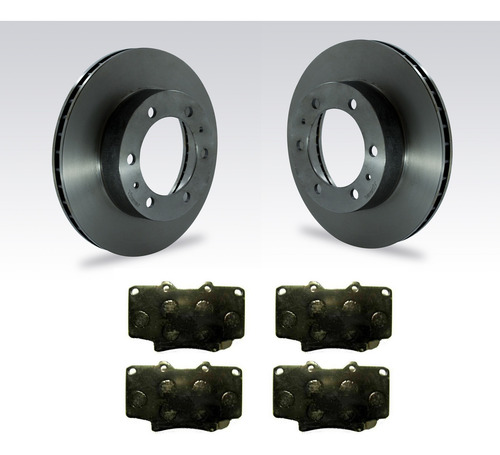 Kit Discos Y Pastillas De Freno Hilux Desde Año 2005 4x2