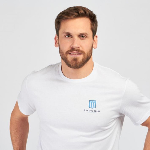 Imagen 2 de 3 de Remera Racing Estampada M/c Kevingston