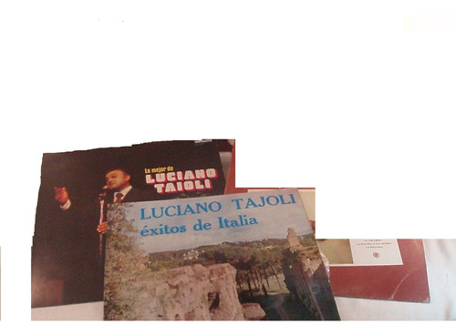 Long Play Luciano Tajoli. Exitos De Italia Lote  (8)