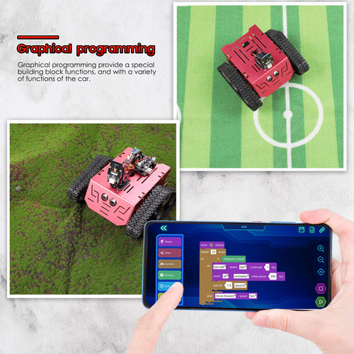 Kit De Tanque Robot Conqueror Compatible Con Arduino