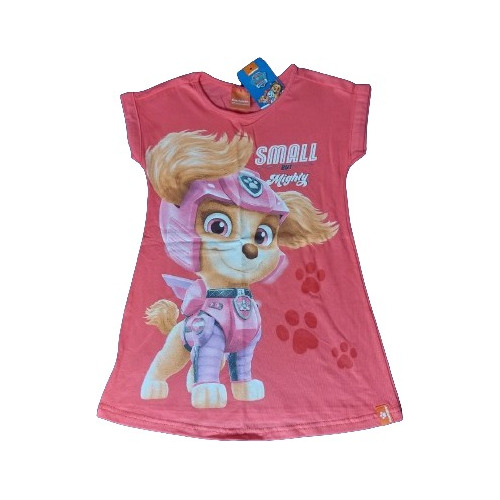 Vestido Malwee Infantil Menina Patrulha Canina Skye