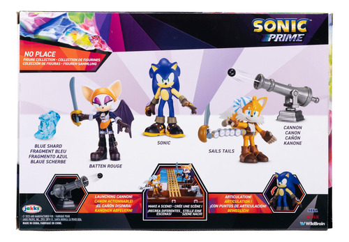 Sonic Prime3 Figuras 4 Acesorios Multipack Wave 2