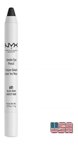 Lápis Sombra Nyx Jumbo Black 601 Eye Pencil Olhos Original