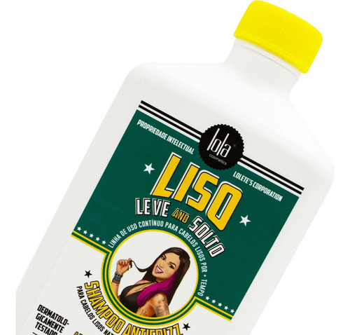 Shampoo Antifrizz Liso Leve Solto 250ml - Lola