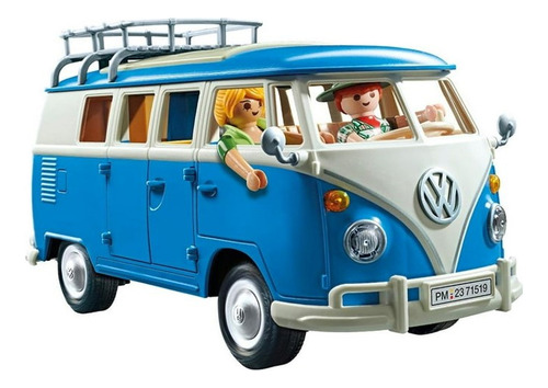 Playmobil Kit De 2 Combis Volkswagen Camping Bus 71519/70176