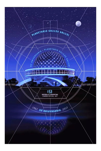 40 Años Del Planetario De Bs. As. 2017. Mint