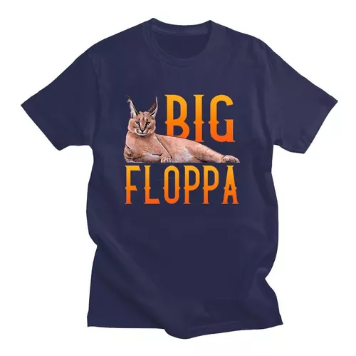 Pareja Wear Big Floppa Meme Lindo Estampado De Gato Caracal