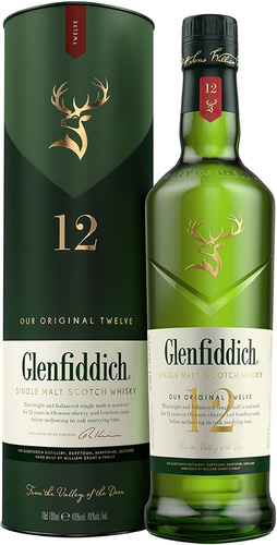 Whisky Glenfiddich 12 Anos 1000 Ml