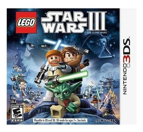 LEGO Star Wars III: The Clone Wars  Star Wars Standard Edition LucasArts Nintendo 3DS Físico