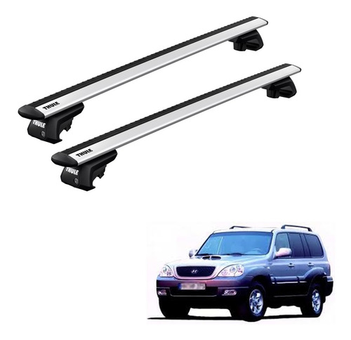 Rack Bagageiro Thule Evo Hyundai  Terracan Suv 2001 Á 2007 