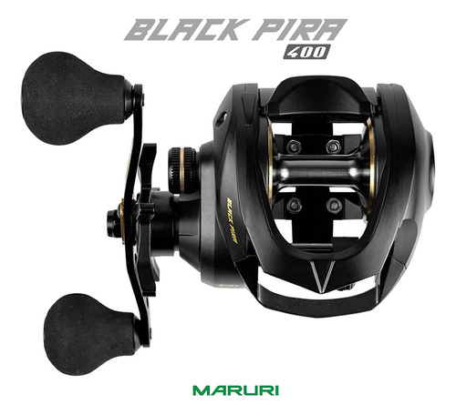 Carretilha Pesca Pesada Maruri Black Pira Bg Drag 18kg 7.1:1