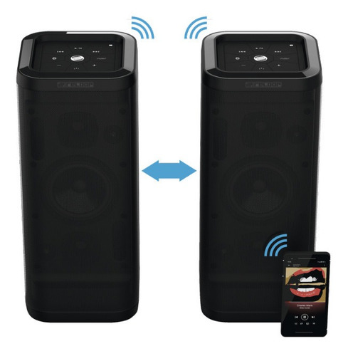 Bafle Activo Portátil 100w Reloop Groove Blaster Bt
